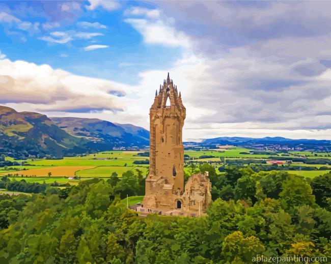 The Aesthetic National Wallace Monument Paint By Numbers.jpg