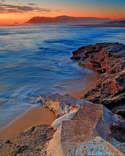 Cape Town Sunset Time Seascapes Paint By Numbers.jpg