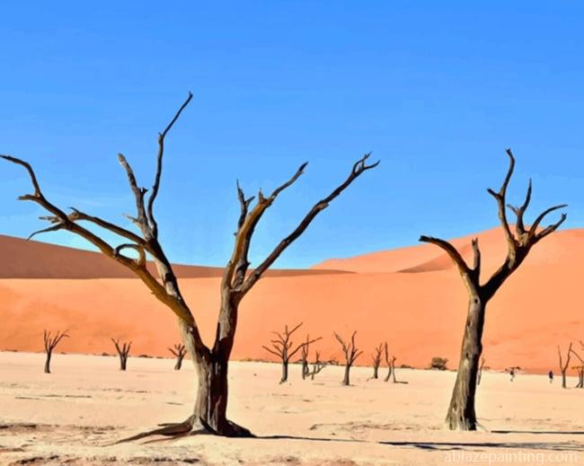 Dead Trees In The Desert Deserts Paint By Numbers.jpg