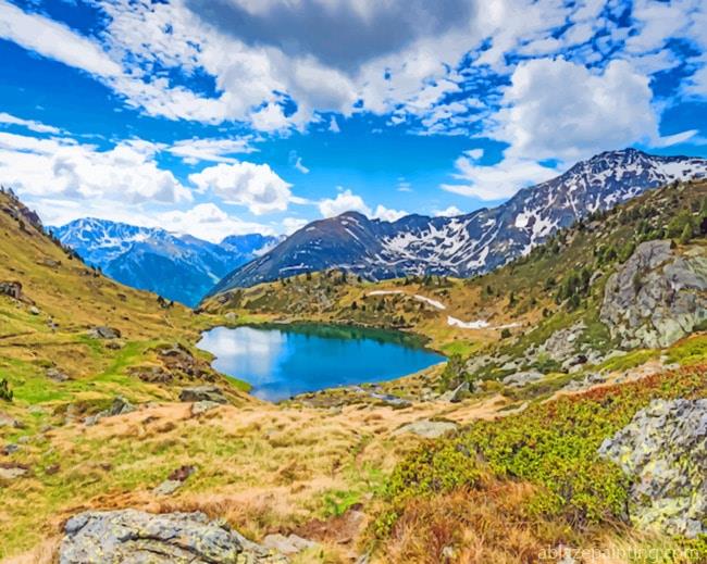 Lake Tristaina Andorra Landscapes Paint By Numbers.jpg