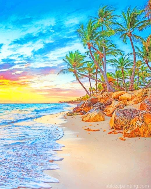 Beach Landscape Seascapes Paint By Numbers.jpg