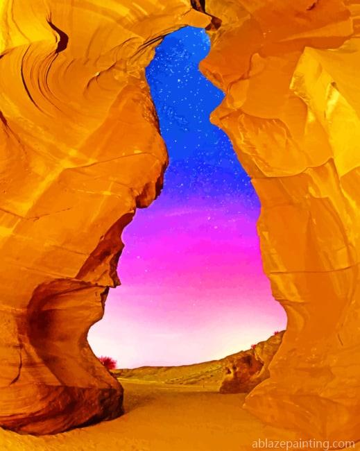 Antelope Canyon At Night Landscapes Paint By Numbers.jpg