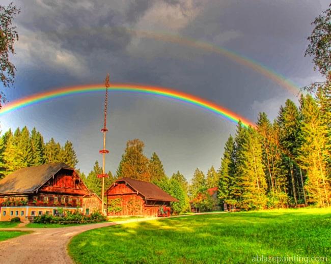 Austrian Rainbow In Grossgmain Landscapes Paint By Numbers.jpg
