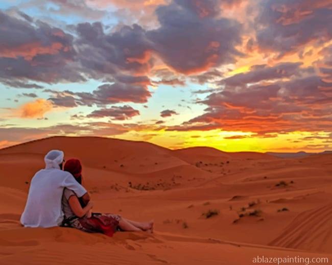 A Couple In The Sahara Romance Paint By Numbers.jpg