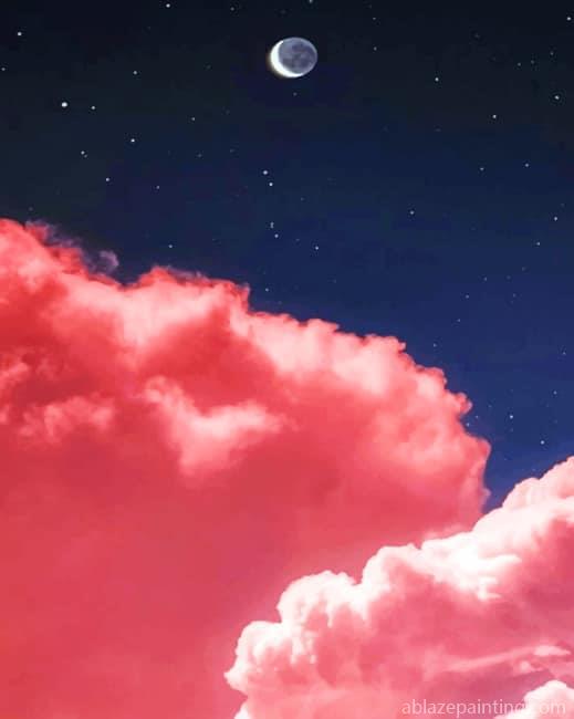 Aesthetic Pink Clouds Landscapes Paint By Numbers.jpg