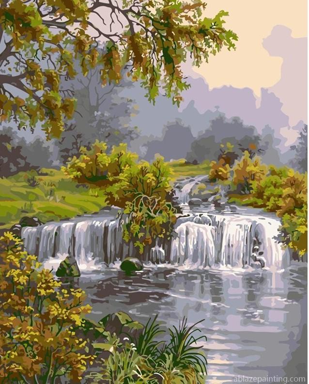 Forest Falls Path Landscape Paint By Numbers.jpg