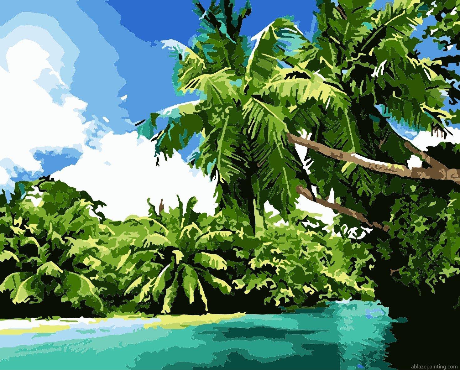 Caribbean Resort Landscape Paint By Numbers.jpg