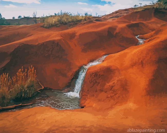 Red Dirt Waterfall New Paint By Numbers.jpg