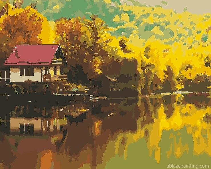 River Autumn Landscape Paint By Numbers.jpg