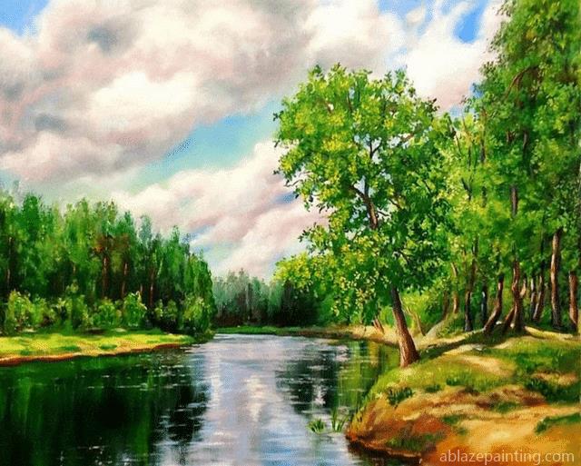Summer River Landscape Paint By Numbers.jpg