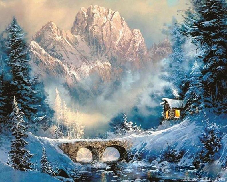 Mountain House Landscape Paint By Numbers.jpg