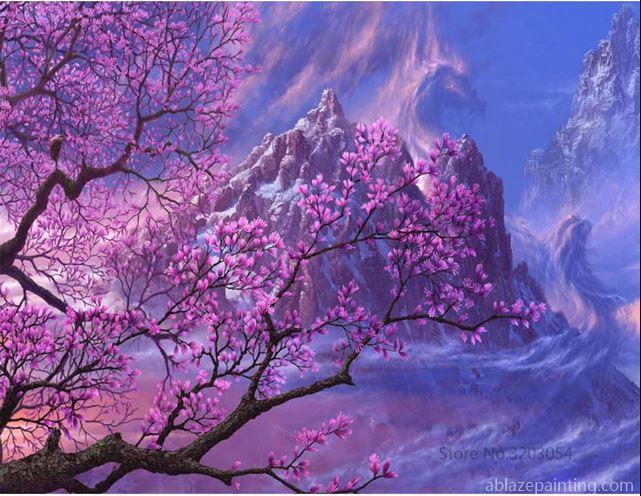 Cherry Blossom Tree Landscape Paint By Numbers.jpg