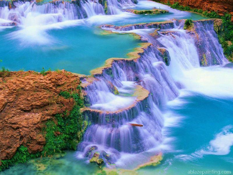 Amazing Waterfall Landscape Paint By Numbers.jpg