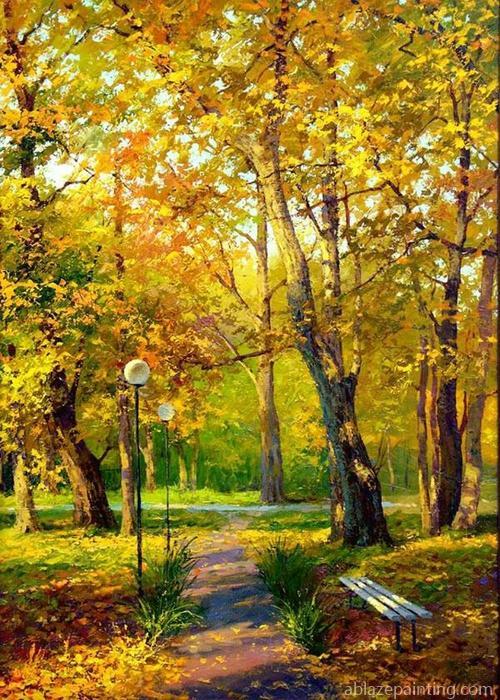 Autumn In The Forest Landscape Paint By Numbers.jpg