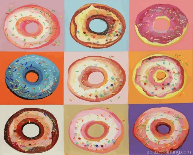 Colorful Donuts Pop Art Paint By Numbers.jpg