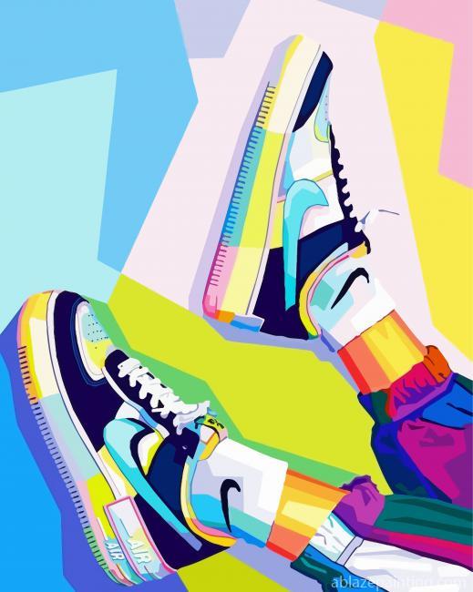 Nike Air Force Pop Art Paint By Numbers.jpg