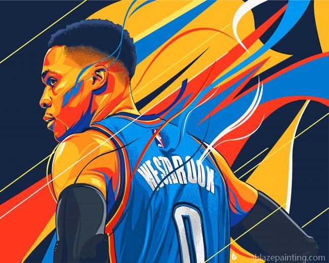 Russell Westbrook Illustration Paint By Numbers.jpg