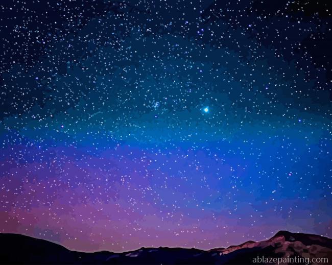 Beautifu Sky With Stars New Paint By Numbers.jpg