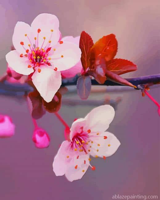 Japanese Cherry Blossom Flowers New Paint By Numbers.jpg