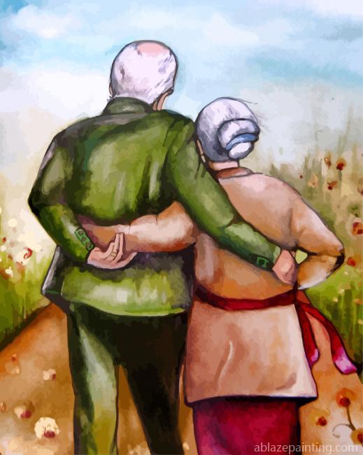 Old Couple Hugging Paint By Numbers.jpg