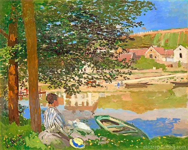 Claude Monet On The Bank Of The Seine New Paint By Numbers.jpg