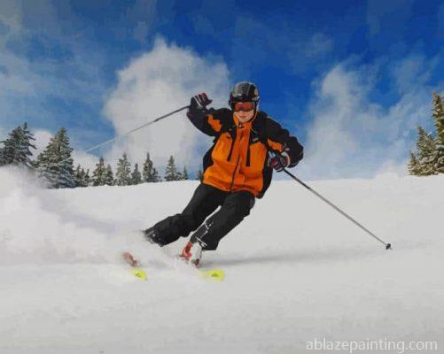 Skiing Man Snow Paint By Numbers.jpg