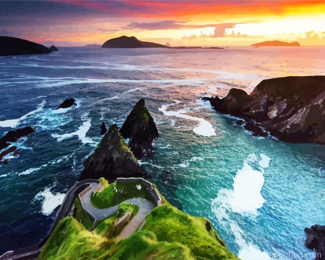 Dingle Peninsula At Sunset Paint By Numbers.jpg