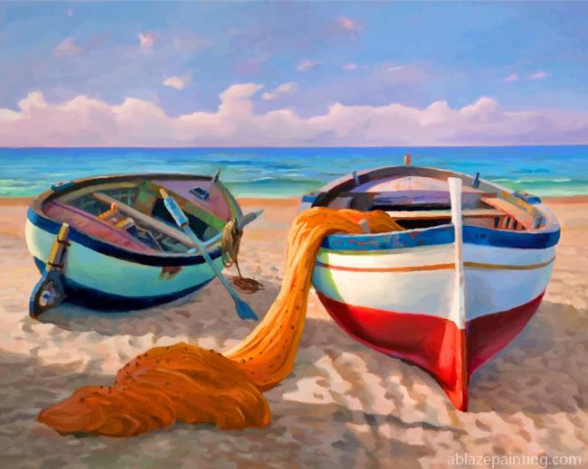 Fishing Boat Beachside Paint By Numbers.jpg