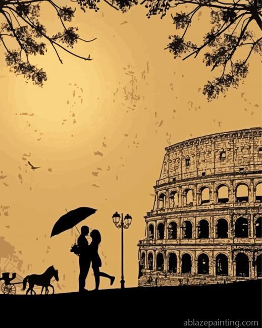 Rome Couple Silhouette Paint By Numbers.jpg