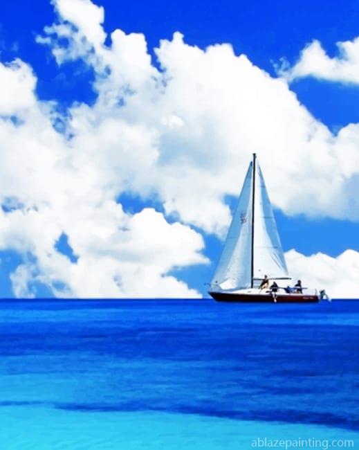 Sail Boat On The Sea New Paint By Numbers.jpg