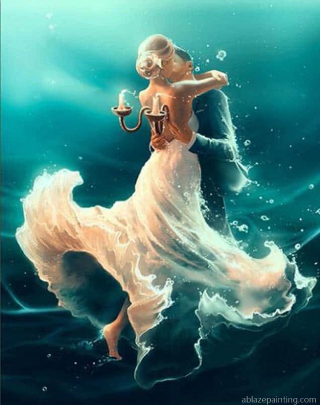 Couple Dancing Underwater Paint By Numbers.jpg