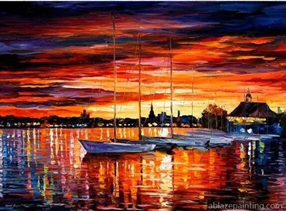 Sailboat Night Seascape Paint By Numbers.jpg