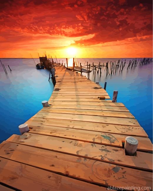 Boardwalk Into Sunset Paint By Numbers.jpg
