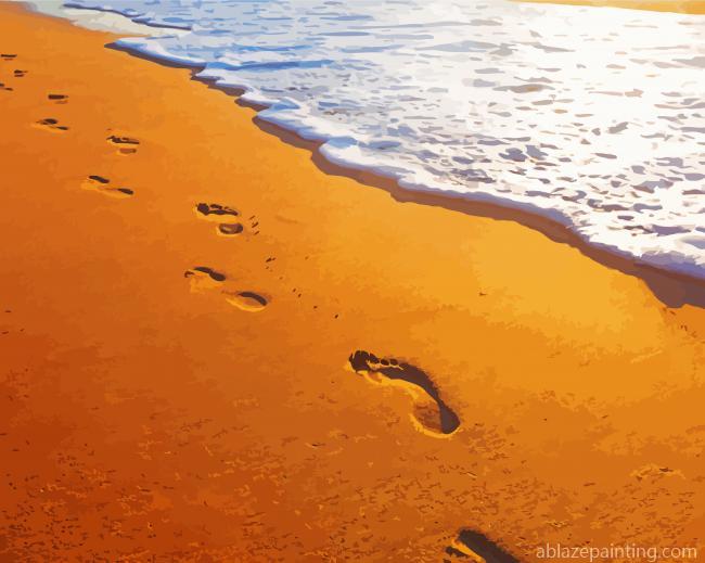 Footprints In The Sand Paint By Numbers.jpg