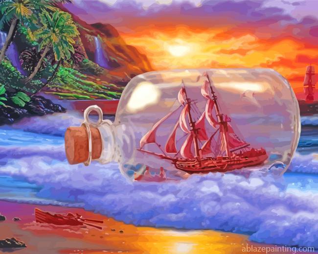 Ship In A Bottle Paint By Numbers.jpg