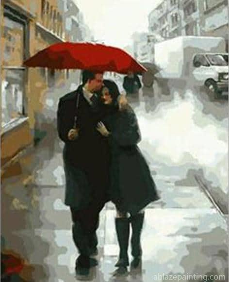 Couple In The Rain Paint By Numbers.jpg