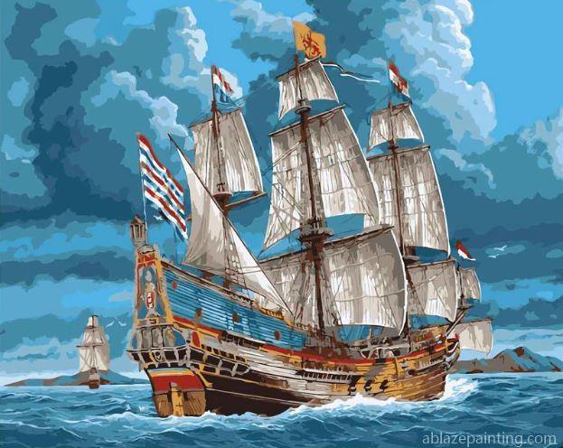 East India Company Ship Paint By Numbers.jpg