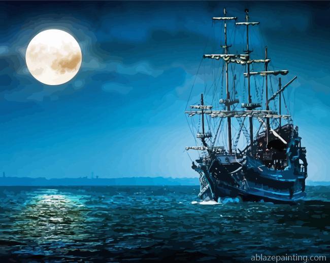 Sailing Ship Moon Paint By Numbers.jpg