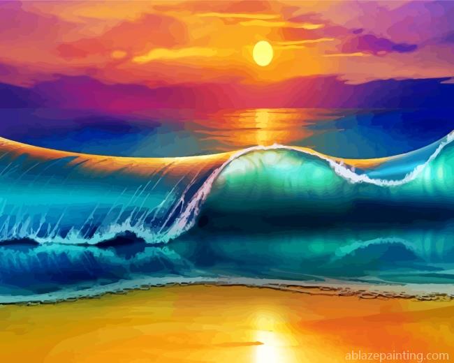 Sunset Waves Paint By Numbers.jpg