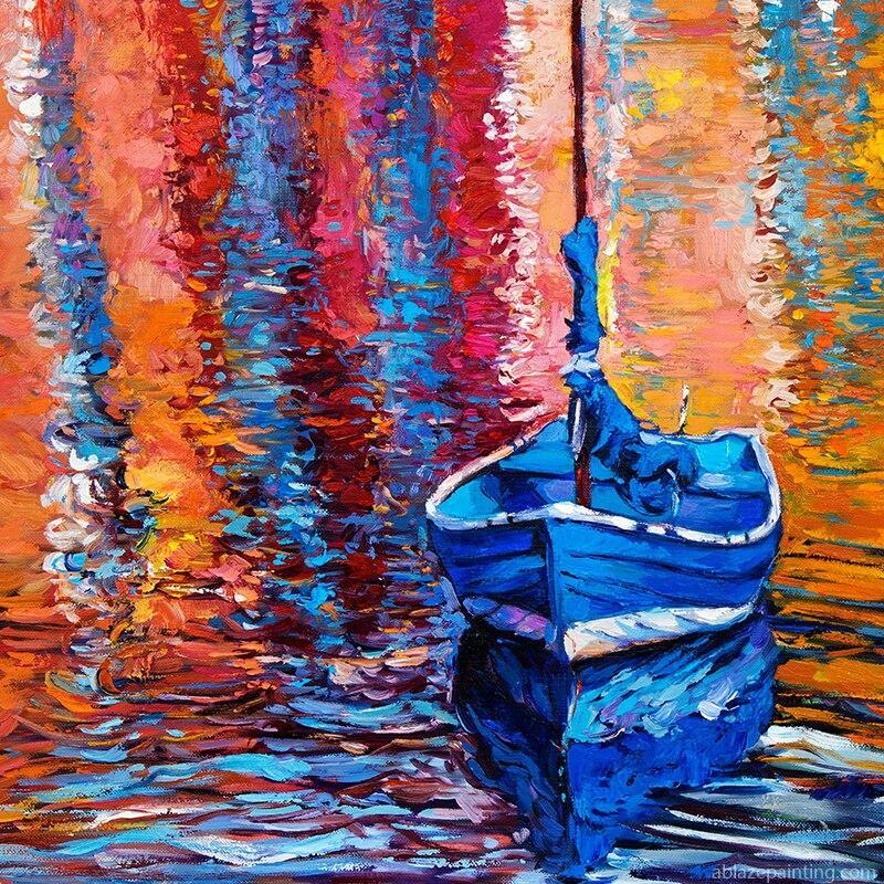 Colorful Sea And Boat Paint By Numbers.jpg