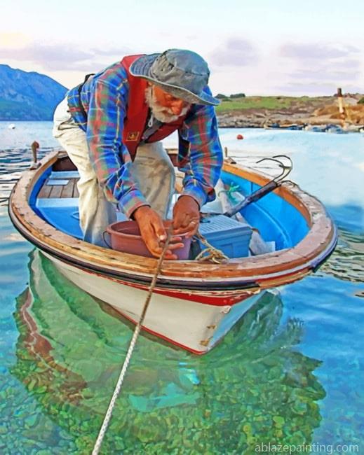 Fisherman On A Boat Seascapes Paint By Numbers.jpg