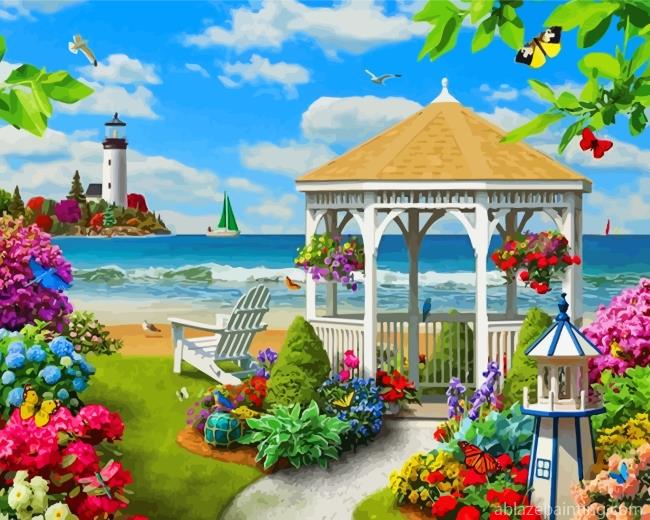 Spring Garden By Beach Paint By Numbers.jpg