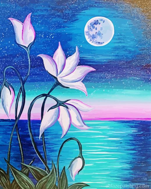 Moonlight On Water Art Paint By Numbers.jpg