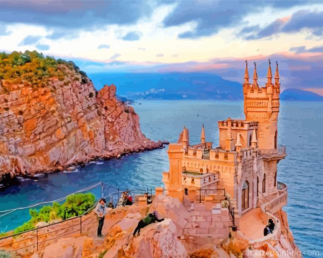 Swallows Nest Castle Gaspra Paint By Numbers.jpg
