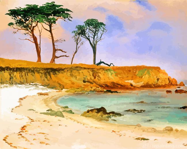 Albert Bierstadt Sea Cove Paint By Numbers.jpg