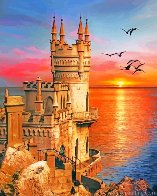 Gaspra Swallows Nest Castle Paint By Numbers.jpg