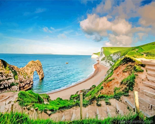 Durdle Door England Paint By Numbers.jpg