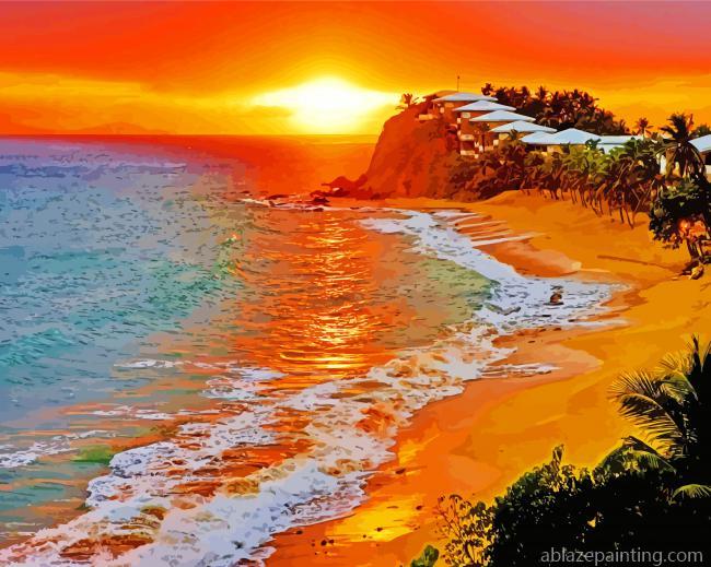 Antigua Island At Sunset Paint By Numbers.jpg
