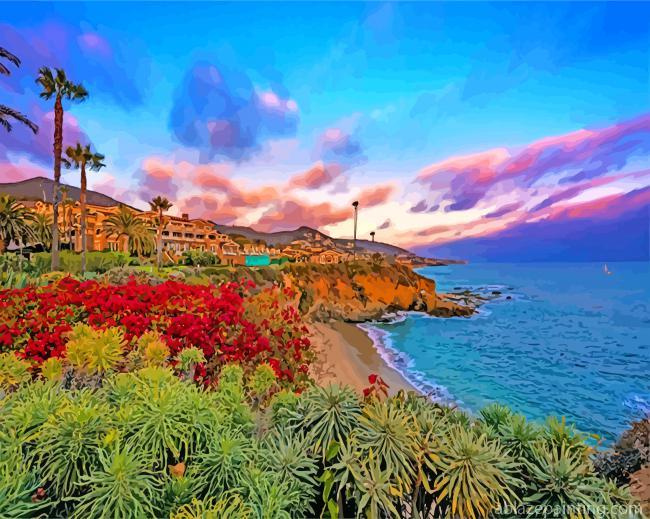 California Laguna Beach Paint By Numbers.jpg