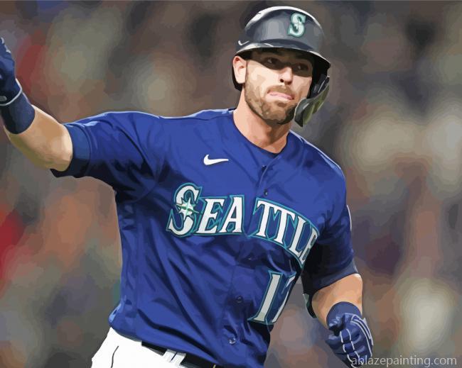 Mitch Haniger Seattle Mariners Player Paint By Numbers.jpg